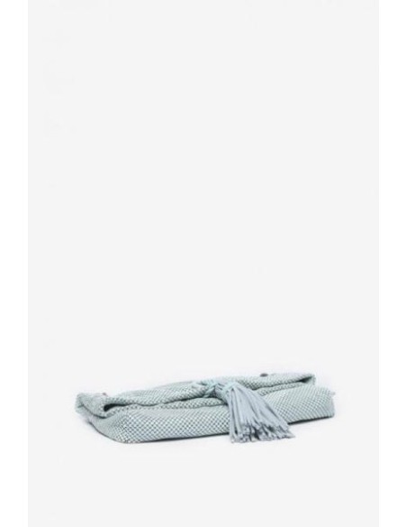 Bolso alargado Abbacino malla metálica Azul Claro