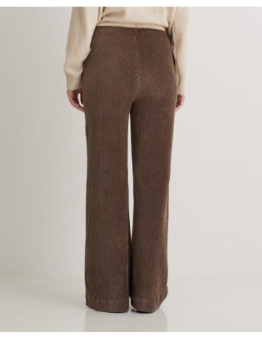 Pantalón Yerse pana mezcla algodón taupe