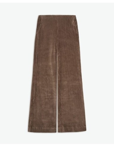 Pantalón Yerse pana mezcla algodón taupe