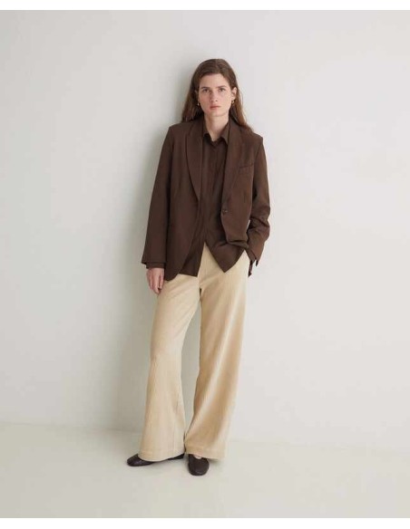 Pantalón Yerse pana mezcla algodón natural