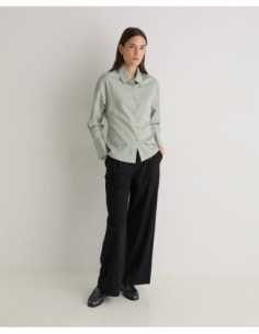 Pantalón traje Yerse pinzas negro