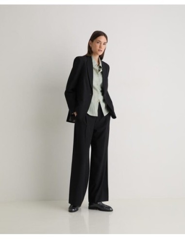 Pantalón traje Yerse pinzas negro