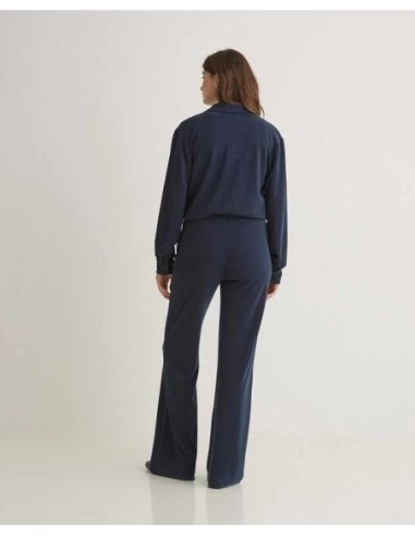 Pantalón Yerse ancho fluido azul marino