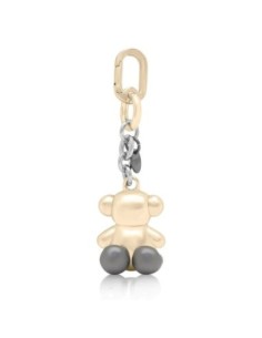 Llavero metal dorado y plateado Bold Bear Tous