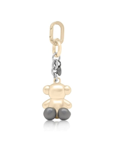Llavero metal dorado y plateado Bold Bear Tous