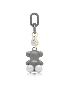 Llavero metal negro y dorado Bold Bear Tous