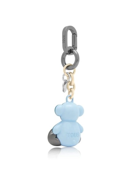 Llavero metal turquesa y azul Bold Bear TOUS