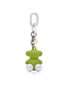 Llavero metal verde y amarillo Bold Bear TOUS