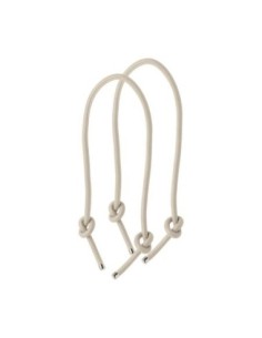 Asa Larga O bag Nudo Blanco Roto