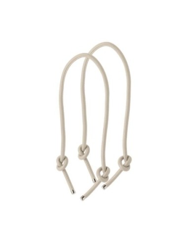Asa Larga O bag Nudo Blanco Roto