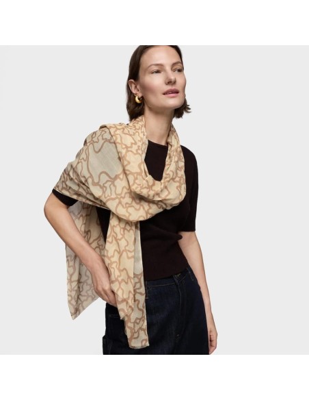 Foulard Kaos en color arena TOUS