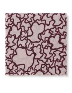 Foulard Kaos en color burdeos TOUS