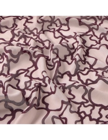 Foulard Kaos en color burdeos TOUS