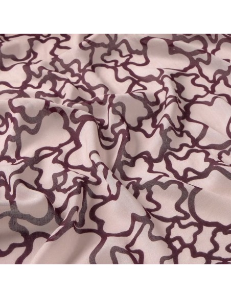 Foulard Kaos en color burdeos TOUS