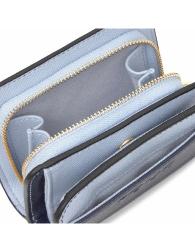 Cartera mediana azul marino TOUS Doble Audree Saffiano