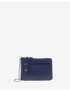 Monedero de piel Unisex Adapell Azul Marino 2