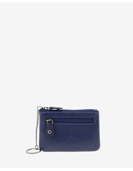 Monedero de piel Unisex Adapell Azul Marino
