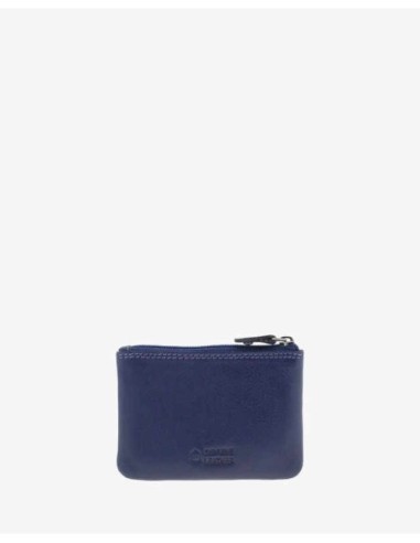 Monedero de piel Unisex Adapell Azul Marino