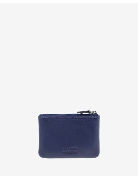 Monedero de piel Unisex Adapell Azul Marino