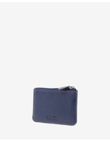 Monedero de piel Unisex Adapell Azul Marino
