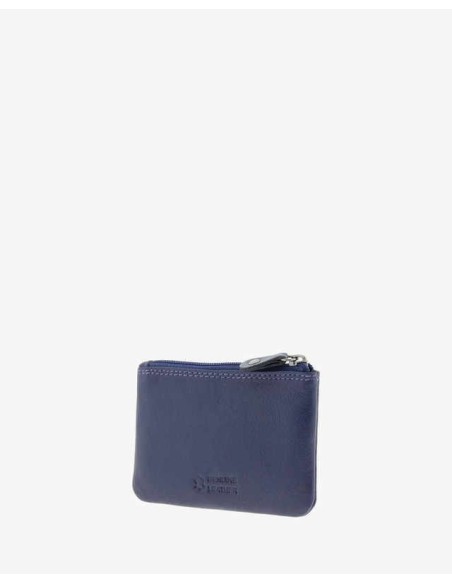 Monedero de piel Unisex Adapell Azul Marino