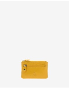 Monedero de piel Unisex Adapell Mostaza