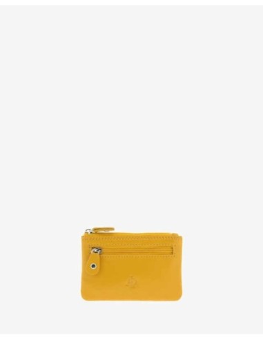 Monedero de piel Unisex Adapell Mostaza