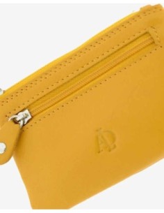 Monedero de piel Unisex Adapell Mostaza 2