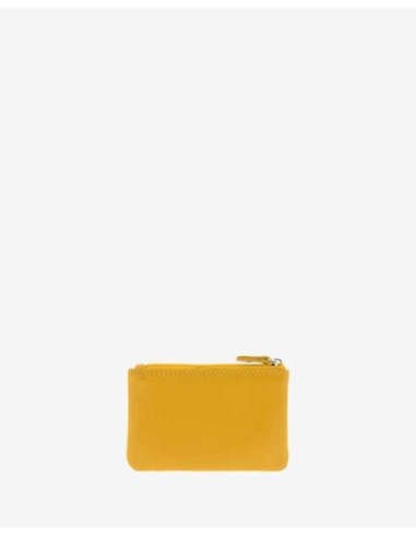 Monedero de piel Unisex Adapell Mostaza