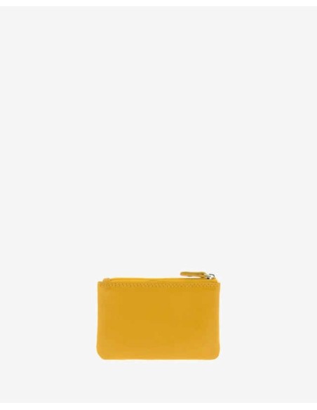 Monedero de piel Unisex Adapell Mostaza