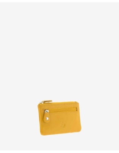 Monedero de piel Unisex Adapell Mostaza
