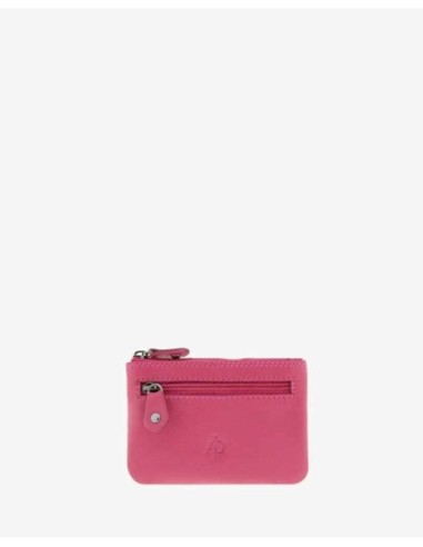 Monedero de piel Unisex Adapell Magenta