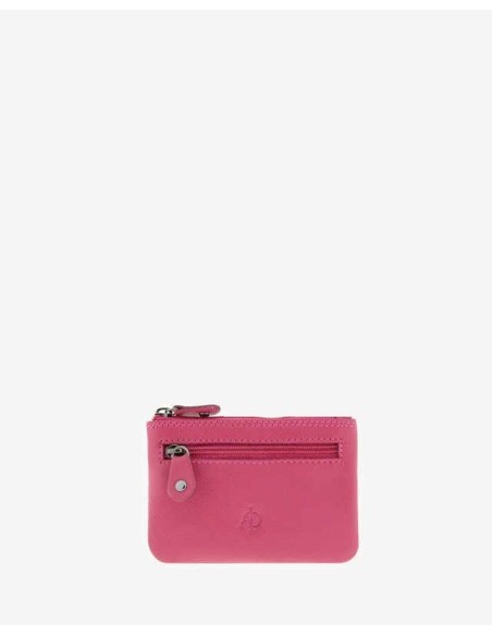 Monedero de piel Unisex Adapell Magenta