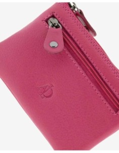 Monedero de piel Unisex Adapell Magenta 2