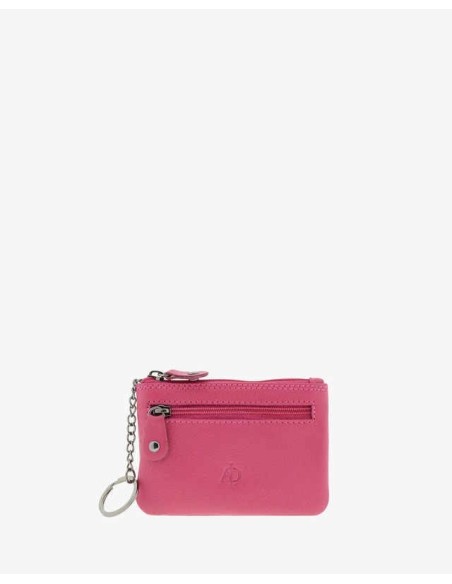 Monedero de piel Unisex Adapell Magenta