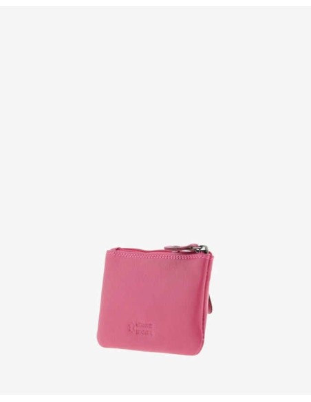 Monedero de piel Unisex Adapell Magenta