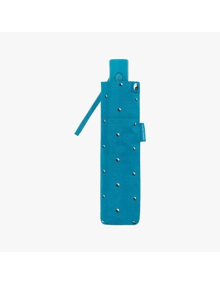 Paraguas plegable Dots Bisetti Turquesa