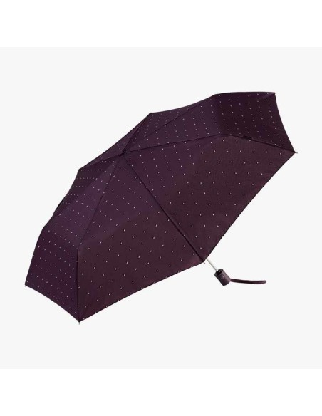 Paraguas plegable Dots Bisetti Morado