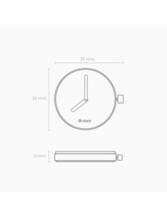 Mecanismo O Bag tono sobre tono o clock Naranja 2