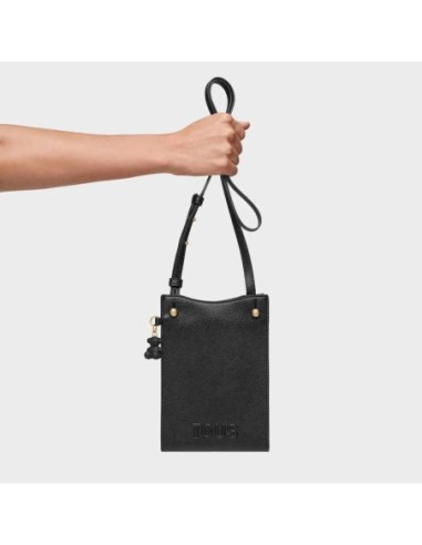 Funda de móvil colgante negro TOUS Back to basics