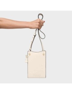 Funda de móvil colgante beige TOUS Back to basics 2