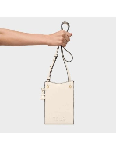 Funda de móvil colgante beige TOUS Back to basics