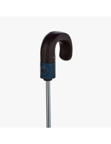 Paraguas plegable bisetti con mango negro-azul