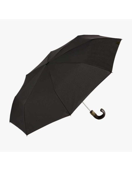 Paraguas plegable bisetti con mango negro-verde