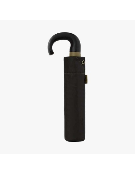 Paraguas plegable bisetti con mango negro-verde