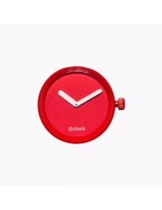 Mecanismo O Bag tono sobre tono o clock Rojo