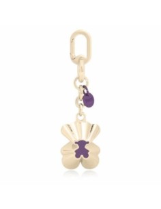 Llavero lila dorado TOUS trunk bear