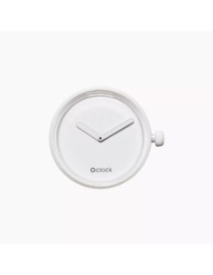 Mecanismo O Bag tono sobre tono o clock Blanco