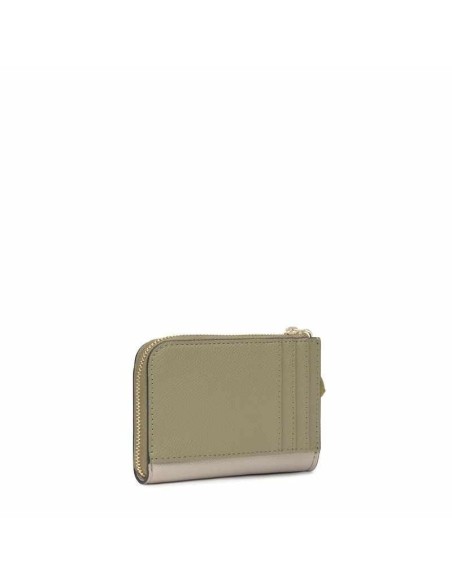 Monedero grande topo y verde Audree Saffiano TOUS