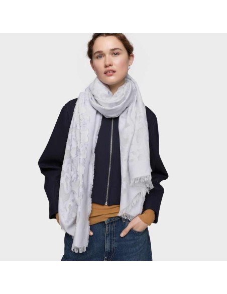 Foulard Kaos Devoré azul grisaceo TOUS